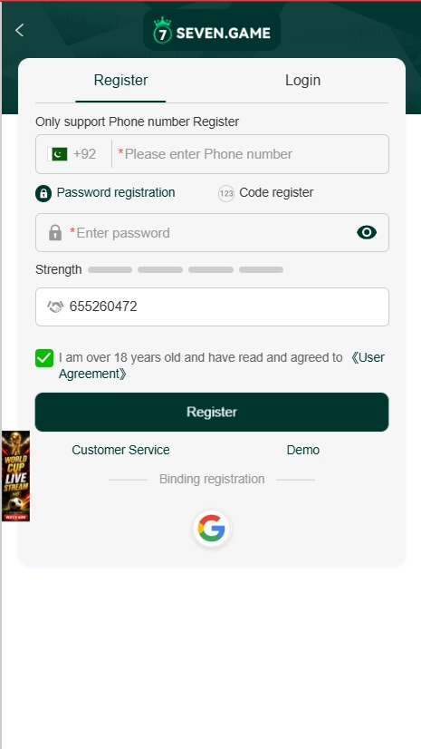 Seven Register